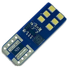 12V T10 (W5W) 12SMD 2016 ОБМАНКА БЕЛЫЙ