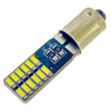 12V T4W (BA9s) 24SMD 3014 плата БЕЛЫЙ