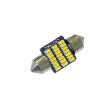 12V AC (C5W) 21SMD 3014 31мм драйвер 260Lm БЕЛЫЙ