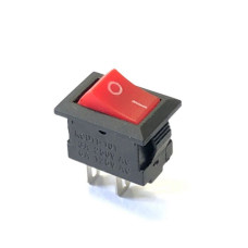 Переключатель 2 PIN 10х15 Красный