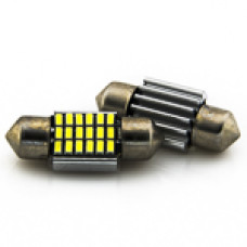 12V AC (C5W) 18SMD 3014 31мм обманка 180Lm БЕЛЫЙ