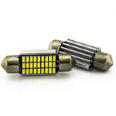 12V AC (C5W) 27SMD 3014 36мм обманка 270Lm БЕЛЫЙ