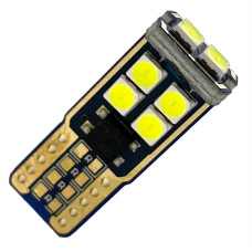 12V T10 (W5W) 10SMD 3030 плата БЕЛЫЙ