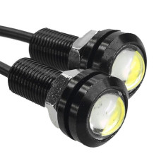12V 3W Eagle eye 23мм белый комплект 220Lm